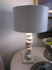 river rock lamp
