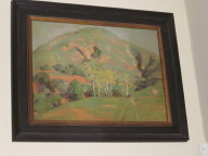 Vintage plein air painting