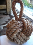 Jute doorstop