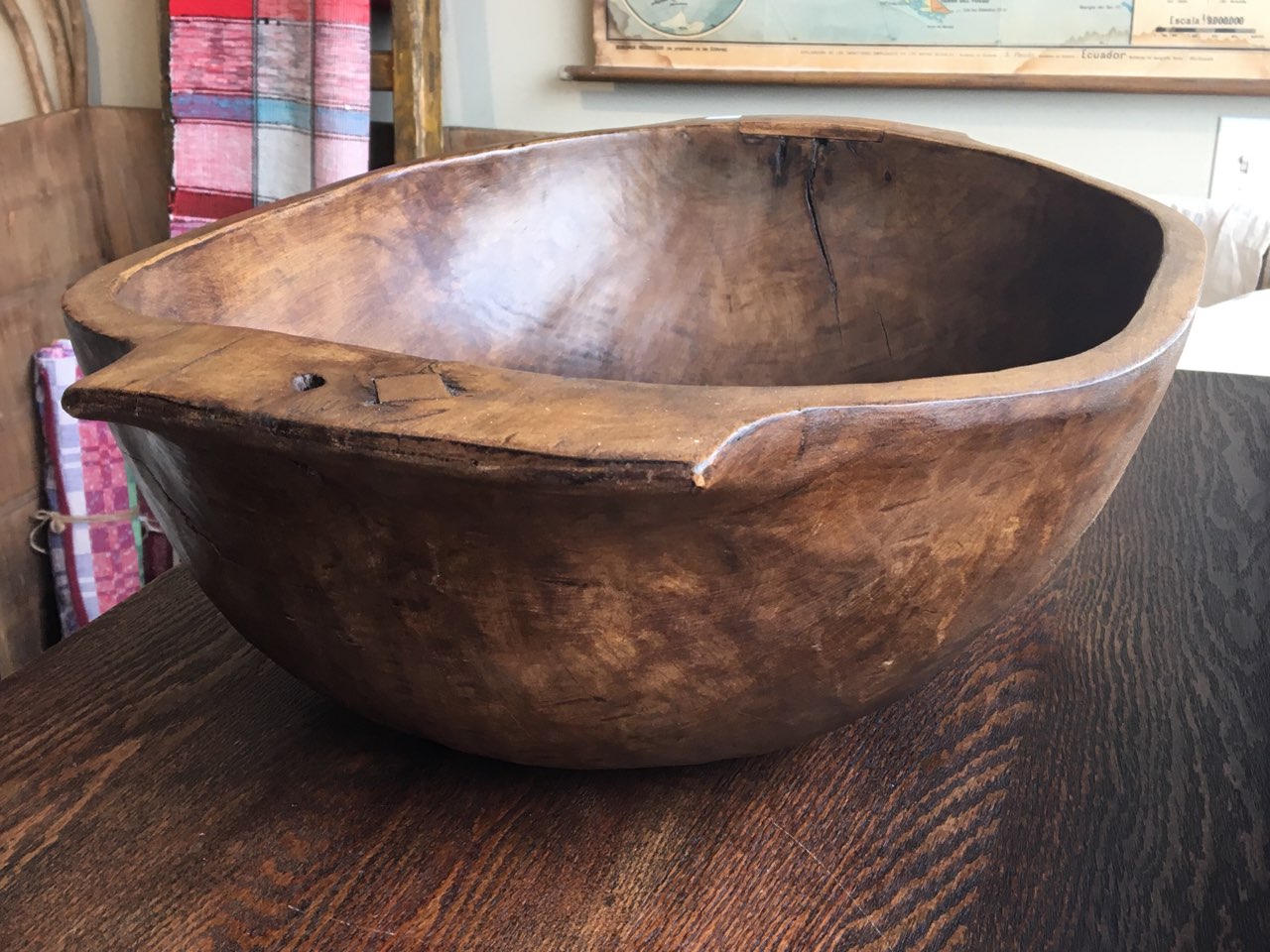 Click to enlarge Large Wooden Bowl