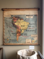 Vintage Map of South America