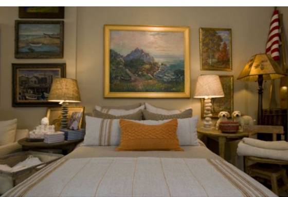 Luxury linens at Camps and Cottages in Laguna Beach
